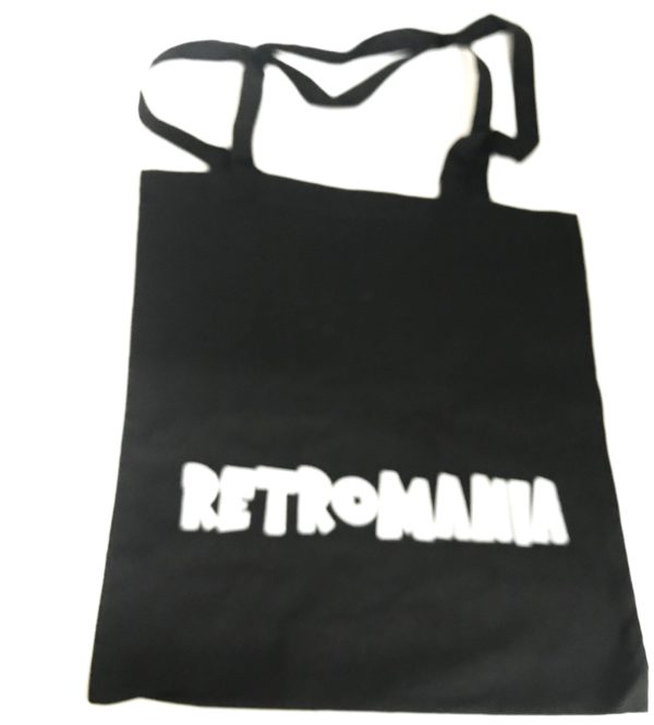 SAC RETROMANIA EN TISSU NOIR