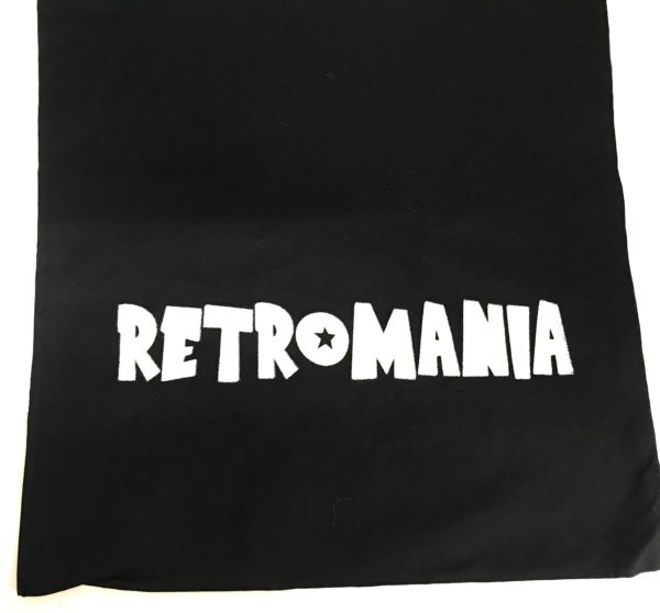 SAC RETROMANIA EN TISSU NOIR – Image 3